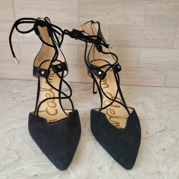 Sam Edelman  Taylor Lace Up Heels - Picture 2 of 10